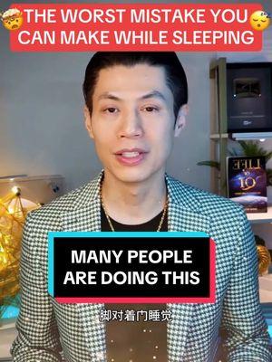 The Worst Mistake in Feng shui. Seeping with your feet facing the door, known as the 'coffin position' in Feng Shui, can drain your energy, luck, and health. Making this small change can positively impact your health, relationships, career, and finances. #FengShui #SleepPositions  #EnergyFlow  #HealthAndWellness  #HomeDecor  #fengshuitips #sleeping #fyp #foryoupage❤️❤️ 