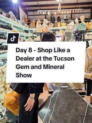 Day 8 - Shop Like a Dealer at the Tucson Gem and Mineral Show The vendors are just barely starting to open up and we have so so much to look forward too. We filled another truck with goodies today and had a lovely dinner with friends at the mojo dojo casa house 🏠  Xo, Georgia 💋  #crystals #shoplikeadealer #tucsongemshow #tucsongemshow2025 #tucsongemandmineralshow #tucsongemandmineralshow2025 #gemshow