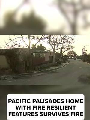 Michael Kovac and his wife Karina Maher's home has #fireresilient features, which may have contributed to the house surviving the #PalisadesFire. They're hoping to highlight ways others can #protect their #homes in fire prone areas. #wildfires