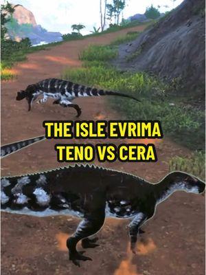 ceras are annoying 🦎 #fyppppppppppppppppppppppp #theisle #theisleevrima #tenontosaurus #ceratosaurus #dinosaurs 