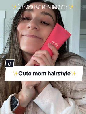 Cute and easy mom hairstyle! #cutehairstyle #easyhairstyles #hairstyles #hairinspo #hairtutorial #cutehair #momhairstyle #momhair  @Yohana Hall  @Yohana Hall  @Yohana Hall 