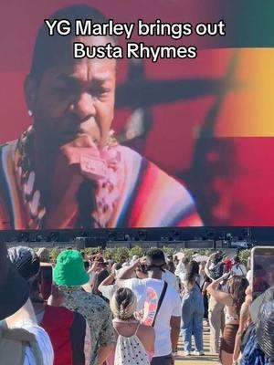 For his age he still hot it lol 💪🏿 🫡 #bustarhymes #coachella2024 #yg #marley 