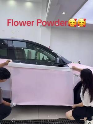 Flower Powder🥰🥰#ppf #cars #ppffilm #workshop #ppffactory #windowtint #vinylwrap #color #wrap #factory #colorppf #paintprotectionfilm #flowerpowder #FlowerPowder