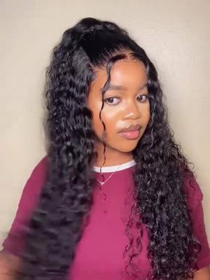 How to style a glueless wig💕.#wigsinstall #brennashair #wigsforblackwomen #wigsforbeginners #curlyhairstyles #curlywigs #deepwavehair #lacefrontwiginstall #fyp #humanhairwigs