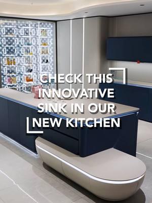 Check this innovative sink in our new kitchen#kitchencabinet #cabinetmaker #cabinetdesign #cabinet #kitchenideas