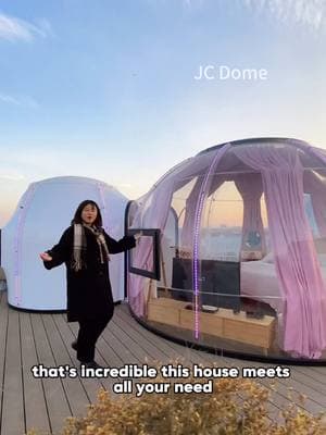 Total 25 square meters. Very suitable for hotels, homestays, glamping, restaurants and resorts. We are Seeking global distributors – message me for our catalog and quote. #dometent #starroom #starhouse #domehouse #bubblehouse #restaurant #camping #domes #dome #JCdome #factory #domeroom #import #importer #mobilehome #tinyhouse #prefabhouse #capsulehouse #mobilehouse #house #guesthouse #manufacturer #homestay #campsite #bubblehouse #airbnb#PCdomehouse#domecamping#campingbusiness#polycarbonatehouse#Airbnbhost#manufacturing#glamping#glampinghouse