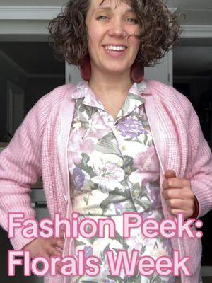 Fashion Peek: Floral Week #thriftstyle #queerfashion 