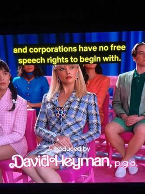 Corporations have no free speech rights. People do. #tiktokban #BarbieMovie 