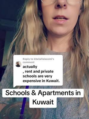 Replying to @khelaifalazemi Rent in general is going up everywhere in the world 🥴 I do love that everything is included in Rent, compared to majority of apartments in the USA. I also prefer the safety of schools here, rather than the USA 🥴 #Kuwait #expats #kuwaitapartment #lifeinkuwait 