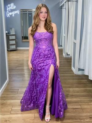 We love a good purple dress! 💜 #purplepromdress #prom2025 #promdress #promshopping 