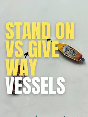 STAND ON vs GIVE WAY VESSELS: We have two vessels heading on a collision course. They are both power driven vessels in open water. Which vessel is the stand on vessel and which vessel is the give way vessel? If you are stressed out about docking your boat🛥️,  How To Boating will help relieve that stress so you can enjoy your time on the water🌊, DM us for more info on private boating instruction 👨🏼‍✈️  #howtoboating #howto #boating #boat #yacht #docking #dock #marina #power #port #starboard #standon #giveway 