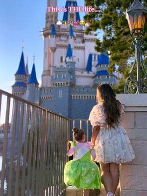 The life I have been praying and dreaming for since I was a little girl ✨☁️💕🏰🎀 •••••• #disneyparks #disneymom #hannahmontana #dreamlife #chasinghappiness #daydreamer #fairytail  #momlife