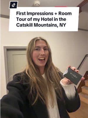 first impressions + room tour of where I’m staying this weekend in the Catskills! 🏔️ 📌Wylder Hotel Windham  #firstimpressions #RoomTour #hotelroom #catskills #hotelroomtour #newyorktravel 