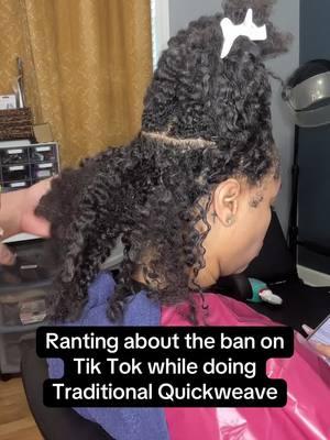 Tik tok is the reason why my business grew the way it did and how I got so many clients in my chair. It’s unfortunate that they decided to ban it instead of worrying about the fucking economy that’s about to collapse. If you wanna book me hit me on ig “WIGSBYRUBY” I guess. I’m really sad about this. #tiktokban #tiktoksavedme #leaveoutquickweave #atlhair 