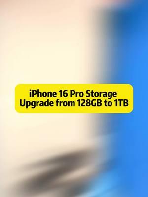 iPhone 16 Pro Storage Upgrade: Expanding from 128GB to 1TB In this video, we dive deep into the process of expanding an iPhone 16 Pro's storage from the standard 128GB to a whopping 1TB. This detailed guide explores the ins and outs of disassembling the device, swapping out the storage chip, and reinstalling all components to ensure a fully functional phone with enhanced storage capabilities. The process starts with the unboxing of a brand new iPhone 16 Pro, which hasn't even been activated yet. After carefully inspecting the camera and battery, the real work begins - removing the back cover and accessing the motherboard. By carefully removing the original 128GB storage chip, we prepare for the installation of the new 1TB chip. This upgrade is seamless, with the phone's motherboard, battery, and components being treated with utmost care to avoid damage. Once the new storage chip is in place, the phone is tested for functionality and performance. From activating the phone using iTunes to testing features like Face ID, the camera, and Wi-Fi, this step-by-step guide demonstrates how you can expand your iPhone's storage without compromising its performance. While this method saves you hundreds of dollars compared to buying a new, higher-storage iPhone, it's important to note that the warranty is voided after such modifications. Would you choose this upgrade for your iPhone? Hashtags: #iPhone16Pro #StorageUpgrade #iPhoneHacks #TechTips #iPhoneMods #TechUnboxing #iPhoneRepair #AppleFans #TechUpgrade 