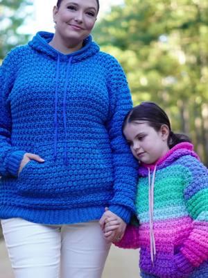 Comment “HOODIE” to get the links to our stunning #HavenHoodie crochet patterns! This design is perfect for "Mommy & Me", "Daddy & Me", & even "Grandparent & Me". 🧶 . Grab the patterns on my Ravelry at 20% OFF this weekend (Sale Ends 1/19/2025 at 11:59 PM EST). The pattern offers Adult Sizes XXS-7XL (Bust 24"-70") & Child Sizes 12 Months-10/12 Youth. Plus, it has NO sewing other than the pocket & the hood tie detail. . What color will you choose? . . Pattern👉🏻 Haven Hoodie  (Links in bio 👆🏻) . Yarn Support👉🏻 @knit_picks  @Crochet.com  "Memento" in Indigo Bunting . Hook👉🏻 Wecrochet "Dots" . . . . . . . . . . . #journeychaneldesigns #knitpicks #wecrochet #handmadeclothing #crochetersofinstagram #crochetaddict #sustainable #sustainablefashion #slowfashion #crochet #crocheterapia #ilovecrochet #knitaddict #koltukşalı #handmade #elemegi #crochet #crochetsweater #grannysquare #etsyseller #grannysquares #tutorial #viralreels #shopsmall #relateable #crochetsweater #crochetinspiration #hoodie