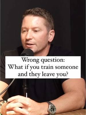 You can't run a business with a scarcity mindset. People leave. That's life.  #podcast #todaywithjaredjames #sales #realtors #teambuilding