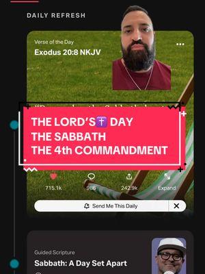 #youversionbibleapp #10Commandments #Thesabbath #sabbathkeeper #sabbathkeepers #shabbat #shabbatshalom #sabbath #thesabbath #thesabbathday #lawoflove #saturday #saturdaymorning #10commandments #4thcommandment #thelordsday #lordsday #saturdayisthesabbath #happysabbath #happysabbathday #shabbatdinner #shabbatcandles #7thdaysabbath #KeepTheCommandments