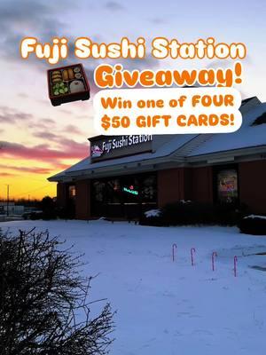 Win one of FOUR $50 Gift Cards!! 😋🍣✨ We’re teaming up w/ Fuji Sushi Station to give away (4) $50 Gift Cards!  👉👉👉 Enter and follow us on Instagram: https://www.instagram.com/reel/DE9_jsCOUC8/ (linked from our profile) 🍣✨ Winners will be announced on Monday!  Come check out Fuji Sushi Station with us in Henrietta…where culinary innovation meets the joy of all-you-can-eat sushi! They literally deliver to your table an unforgettable dining experience using the FRESHest ingredients. This was such a fun place to try, with helpful staff and everything was sooo good!!! 📍Find them at 2425 West Henrietta Rd.  #fujisushistation #rocyourmouth #thisisroc #thingstodoroc #rochesterny #roctopshots #explorerochester #visitroc #rocfoodies #sushi 