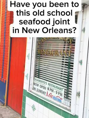 Casamentos is a 105 year old seafood restaurant in New Orleans!  ///// We offer fun driving tours around New Orleans and funny New Orleans and Louisiana centric T-shirts! Click the link in our bio! #nola #neworleans #louisiana #louisianatiktok #nolaculture #visitneworleans #onlyinneworleans #neworleanslife