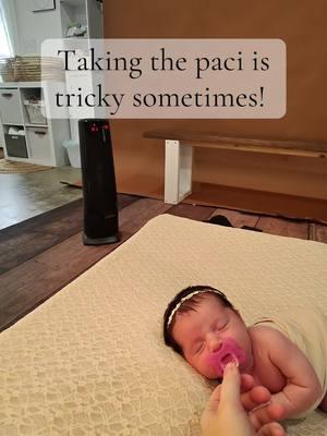 Taking the paci can be tricky! #photography #babies #newbornphotography #newbornphotos #babyphotography 