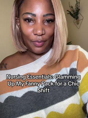 Join me as I reveal the must-have items in my nursing fanny pack that make my job feel glamorous!  Grab your #BossUphchic Lip Oil today and boss up your beauty game!  #NurseFashion #FannyPackEssentials #ChicNurse #NursingLife #HealthcareHeroes #GlammingUp #BossUpChick #LipCare #NurseEssentials #StayStylish