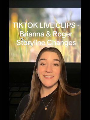 TikTok LIVE Clips - Brianna and Roger’s storyline has changed slightly, why they can’t go back to the 1980’s #outlander #outlandertiktok #outlanderstarz #outlanderfans #outlanderspoilers #outlanderscenes #outlanderbooks #outlanderreview #outlanderbookseries #outlanderstarzfan #outlanderseason7 #outlander7b #outlanderfinale #LIVEhighlights #TikTokLIVE #LIVE 