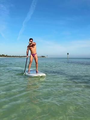 Paddle Boarding in Paradise! Happy Speedo Saturday @hunk.menswear #paddleboarding #speedo #speedosaturday #hunk #paradise