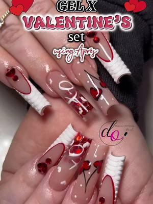 Valentines sets are my favorite forever!♥️🤩🍒 @Morgan De'Ann  @Apres Nail  Sculpted Square XXL Tips Gel X Prep ph Bonder  Acid Free Primer  Extend Gel  Omni Light  Non-Wipe Top Coat  Gel Couleur 256 Lucky Envelope  #midlandtx #midlandnails #midlandtxnails #westtexas #432 #daliaorteganails #gelx #gelxnails #apresgelx #mixandmatchnails #capcut #trendingnails #nailsofinstagram  #nailinspo #nailideas #nailporn #taperedsquarenails #taperedsquare #xxlnails #xxlsquarenails #valentines #valentinesnails #valentinesnailsdesign #rednails #cherries #cherrynails #cherriesnails 