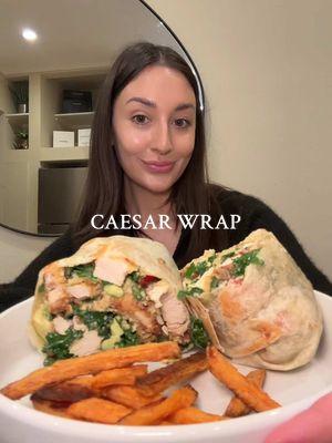 We love a caesar wrap moment #caesarwrap #food #Foodie #foodtiktok #FoodTok #yummy #foodies #eating #eatwithme #mukbang 