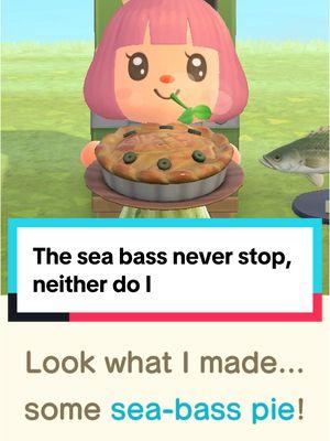 our war against sea bass rages on animal crossers #acnh #animalcrossing #animalcrossingnewhorizons #nintendo #nintendoswitch #fyp #gaming #acnhdesign #cozygames #acnhfunny 