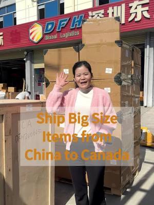 Ship Big Size items from China to Canada. #chinatocanada #dfhlogistics #doortodoorshipping #chinatocanadashipping #chianfreightforwarder #chinashippingagent #frieghtforwarderchinato #freightforwardingcompany #dfhfreight #chinalogistics #importingfromchinatocanada #shippingfromchinatocanada 