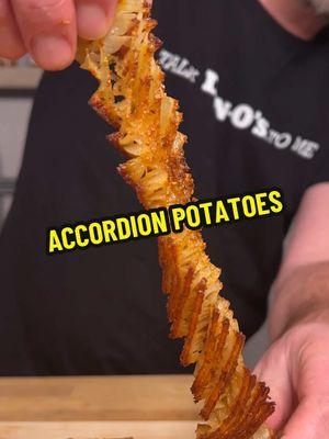 You guys remember these? One of my best videos, the Accordion Potatoes! So much fun to make and so eat! 🙌🔥 #potatoes #tiktokban #danosseasoning #cookwithme #cookathome 