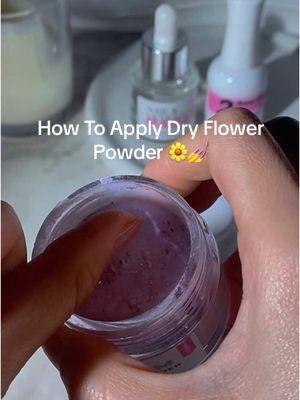 Ever tried dry flower powder?! 🙋‍♀️ 👀 Watch my tutorial and know how it’s identical as chunky glitters 💕🤗 #dipnails #dippowder #diynails #glitternails #glitternailstutorial #dippowdernails #dipnailsathome #pinknails #lavendernails #nagaiadipkit #nagaiadippingpowder #thenagaia #fyp 