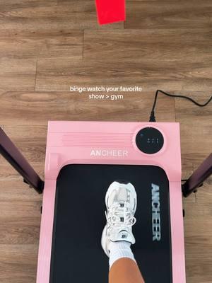 💗💗 @Ancheer  #treadmill #walkingpad #walkingpadathome #workoutfromhome #cardioathome #athomeworkouts #fitnessera #getyourstepsin #gymathome #pink #TikTokShop #cardio 