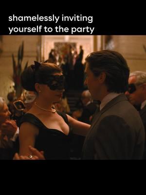 #BruceWayne is always invited. #TheDarkKnightRises is streaming on Max. #Batman #ChristianBale #SelinaKyle #Catwoman #AnneHathaway