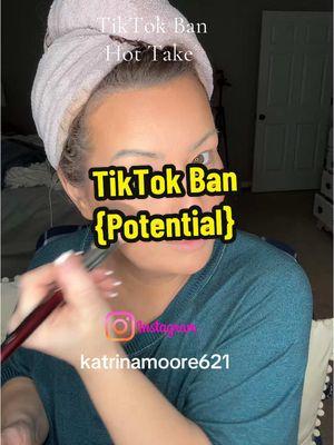 I have a hot take on this potential ban. I want you guys to follow me on IG, FB and LTK just in case, but also please hear my heart in this video! ♥️ I am so grateful for each and every single one of you! 🤗#tiktokban #grateful #sothankful #itwillallworkout 