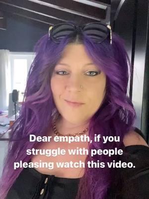 Dear empath, if you struggle with people pleasing this video will help you out. #empathsofinstagram . 🔮 If you would like access to the free Spirit Guide video training go to my link in bio. . #spiritguidehelp #healingwithyourguides #spiritualawakening #awakeningconsciousness #empathhealing #empathawakening #empathhealing #higherselfhealing #psychiclifecoach #healingtrauma #manifestyourbestlife #lawofattraction . ❌ P.S.: BEWARE OF SCAMMERS impersonating me. I stopped doing readings years ago and focus on teaching because it’s way more empowering and impactful teaching than giving a quick reading.