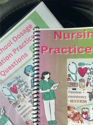 To be successful in nursing school you have to do practice questions!!!! #nursingschool #dosagecalculations #nursingstudyguides #nursingschoolsupplies 