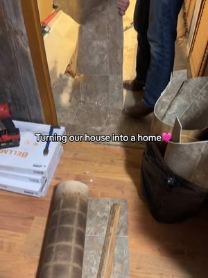 Bathroom remodel 🤭 I thought it was finally time to show you all the final product of our bathroom minus some decor to put together! Right in time to say goodbye to TikTok 🥲#remodel #bathroom #vinylflooring #bathroomremodel #newflooring #firsthome #boughtahouse #repainting #foryou #wisconsin #redomybathroom #fyp #firsthouse #myfirsthome #popcornceiling #popcornceilingremoval #renovation #project #satisfying #satisfyingvideo #trend #goodbyetiktok #tiktokban #drafts #newhome 