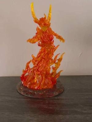 I think I’m broken🔥#dnd #dnd5e #dungeonsanddragons #dndminiatures #dndtiktok #dndtok #miniature #mini #pathfinder #monster #art #artok #fire #elements #dndhumor #funny #waves #filter 