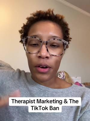 You don’t have a plan or a strategy and I can tell. I’m sad this app is going away but I’m worried that your marketing and online presence will suffer. Let me guide you into coming up with a strategy! Today. #tiktokban #tiktokbanned #therapist #counselorsoftiktok #therapistsontiktok #therapreneur #mentalhealththerapist #privatepracticetherapist 