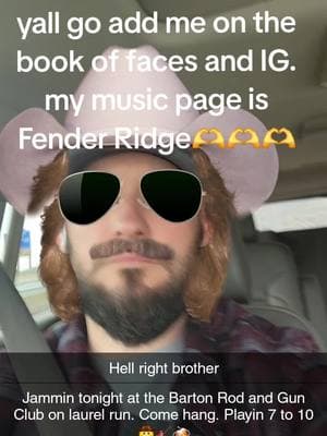 #tiktokban #ban #fyp #fypシ #90scountry #music #livemusic #live #followme #addmeonfacebook hey guys. might be our last weekend on tik so make sure to follow my other pages please. fender ridge on FB and IG. thanks for all the follows. hope to see ya there