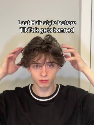 Goodbye TikTok mass following before ban…enjoy my last hairstyle 💇‍♂️ #hair #hairstyle #looks #flow #tiktokban #tiktok #fyp 