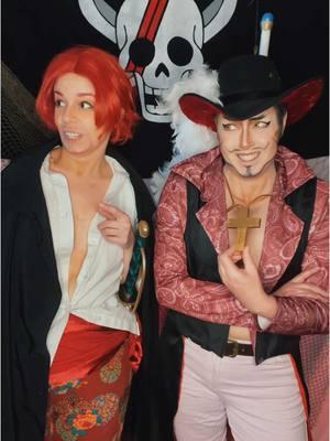 @Brez Don’t let your dreams be dreams! JUST! DOO IT!! #mishanks #mihawk #shanks #akataka #akagaminoshanks #redhairshanks #hawkeyemihawk #draculemihawk #onepiece #mihawkonepiece #shanksonepiece #onepiececosplay 