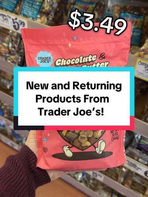 New and Returning Products from Trader Joe’s! #traderjoes #traderjoesfoodreviews #traderjoeshaul #traderjoesmusthaves #traderjoescookbook #traderjoesfinds #traderjoeslist #fyp #fypシ #viral #trending  #healthymeal #healthyrecipe #EasyRecipe #EasyRecipes #traderjoestalia #heathymealideas #groceryshopping #traderjoesnew #traderjoesnewproducts 