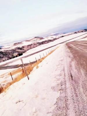 🗻❄️ #snow #mountains #colorado #telluride #airport #sanjuanmountains #truckerlife #truckersoftiktok #flatbed #stepdeck #overtheroad #ontheroad #womentrucker #womenintrucking #fyp #foryoupage #fypシ #cdl 