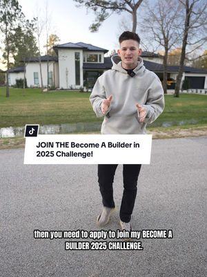 Click the link in my bio to apply to join my BECOME A BUILDER 2025 CHALLENGE today! #dreamhomebuild #customhomebuild #customhouse #realestateinvesting #realestate #homebuilding #ownerbuilder #entrepreneur #construction #howtobuildahouse #buildahouse #homebuilder #costtobuildahouse #buildingcost #buildingahouse