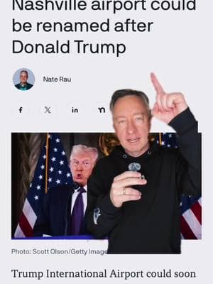 Unbelievable. TN State Representative Todd Warner is pushing legislation to rename Nashville’s airport to Trump International Airport. Yet another tone-deaf move by Republicans that literally no one in Nashville asked for. I’m praying this doesn’t happen because it might just ruin my love for flying out of BNA.⁣ ⁣ Let’s hope common sense prevails.⁣ ⁣ #Nashville #Tennessee #BNA #StopTheStupidity #TennesseePolitics #NashvilleNews #ProgressiveTennessee #ProtectNashville #DonaldTrump #TrumpAirport 