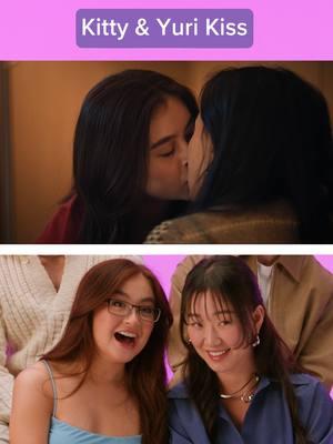 not the eye flutter! anna cathcart and gia kim share the behind-the-scenes of *that* kiss #XOKitty